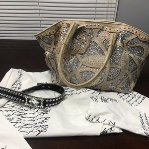Corral Glitter Studded Purse